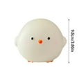 thumbnail image 3 of Cute Chick Night Light for Kids, Soft Silicone LED Nursery Lamp, Portable Rechargeable Bedside Light, Tap Control, Safe for Baby Room, Gift for Children, Dimmable Warm Night Lamp for Bedroom Decor, 3 of 3
