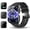 Black, variant on Smart Watch for Android and iPhone Samsung, 1.91'' Smartwatch for Women Men, 100+ Sports Modes Fitness Tracker with Answer Make Calls/Message Reminder, IP68 Waterproof, Purple