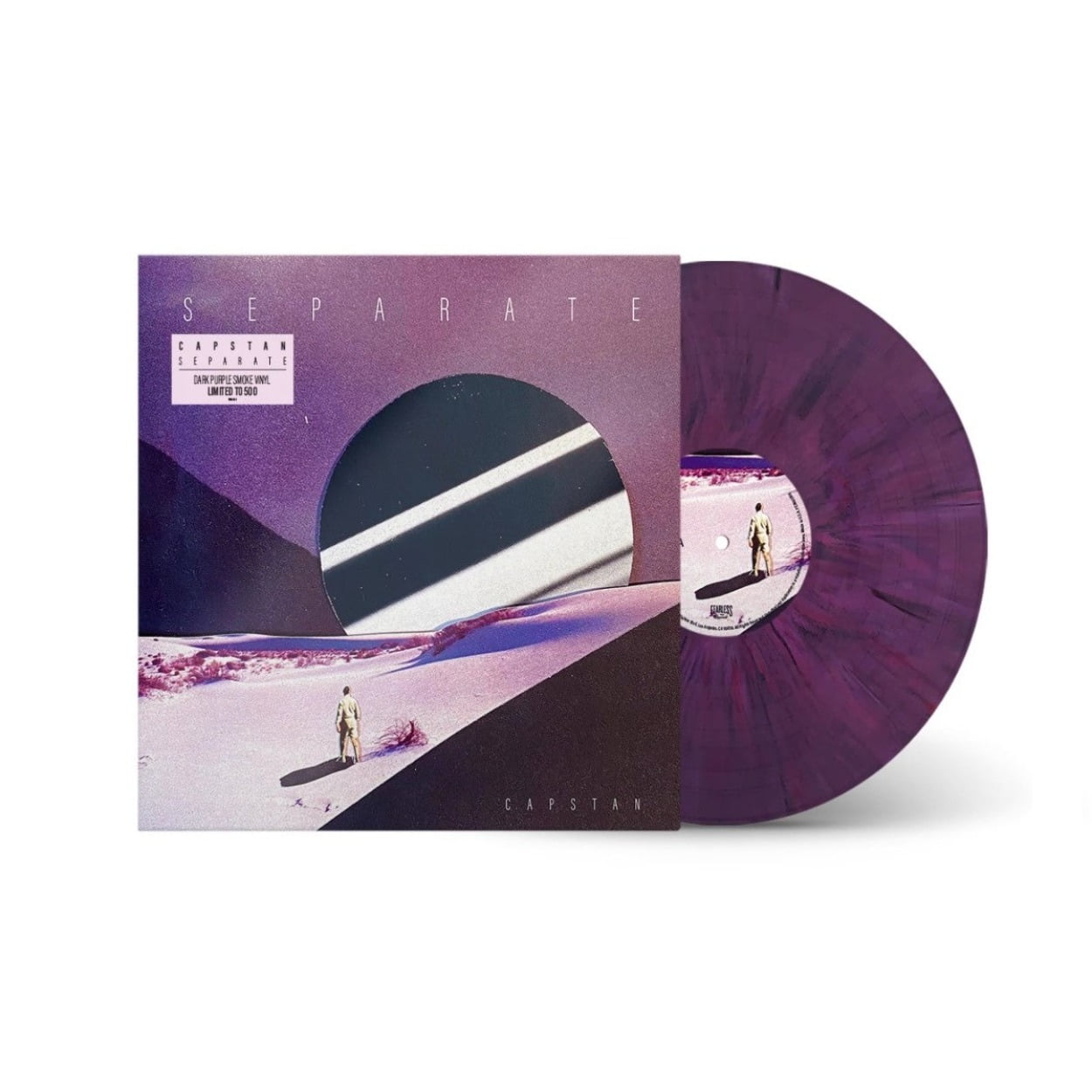 Capstan Separate Limited Edition Dark Purple Smoke Color Vinyl LP