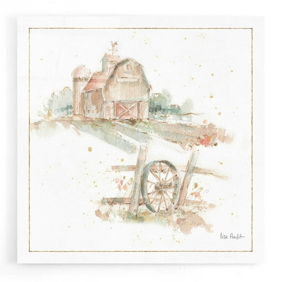Epic Art 'Farm Friends XV' by Lisa Audit, Acrylic Glass Wall Art, 12"x12"
