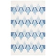 thumbnail image 2 of Safavieh Metro Albert Diamond Area Rug, Ivory/Blue, 5' x 8', 2 of 10