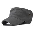 thumbnail image 1 of Gorra plana de Algodón yuxing Talla única Algodón gris, 1 of 5