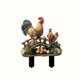 thumbnail image 2 of Wmhnj Adorno de jardn plano de acrlico 2D con diseño de familia de gallo y polluelos, resistente para exteriores., 2 of 6