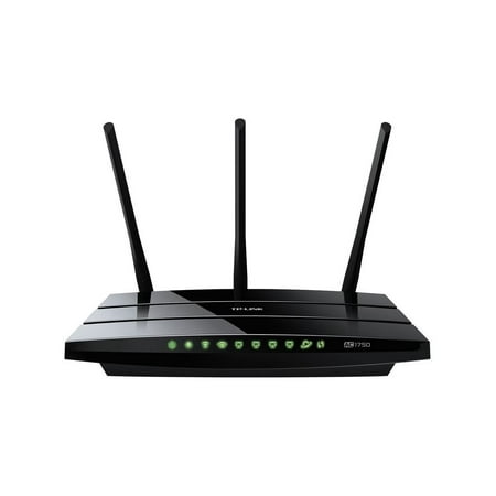 TP-LINK Archer C7 AC1750 Dual Band Wireless AC Gigabit Router, 2.4GHz 450Mbps+5Ghz 1350Mbps, 2 USB Ports, IPv6, Guest Network - 2.40 GHz ISM Band - 5 GHz UNII Band - 1750 Mbps Wireless Speed - 4 x