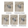 thumbnail image 5 of Danco 5-Spray Water-Saving Shower Head in Brushed Nickel (12019), 5 of 6