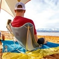 thumbnail image 3 of Grand Trunk Parasheet Beach Blanket – 7' x 7' Lightweight Parachute Nylon Ground Cover with Sand Anchor Pockets, Quick-Dry & Packable for Beach, Camping & Outdoor Use, 3 of 11
