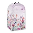 thumbnail image 3 of HELLHERO Durable 15.94"H x 9.45"L x 7.28"W Coffee Machine Dust Cover Dustproof Handle Blender Cover for Kitchen, Floral Hummingbird, 3 of 4