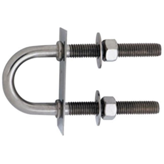 Attwood Bow Eye U-Bolt, 1/2"-13 x 3-1/4"