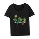 thumbnail image 4 of Camiseta de manga corta para mujer, camisetas de verano para ir de compras, desplazamientos con mochila XL, 4 of 7