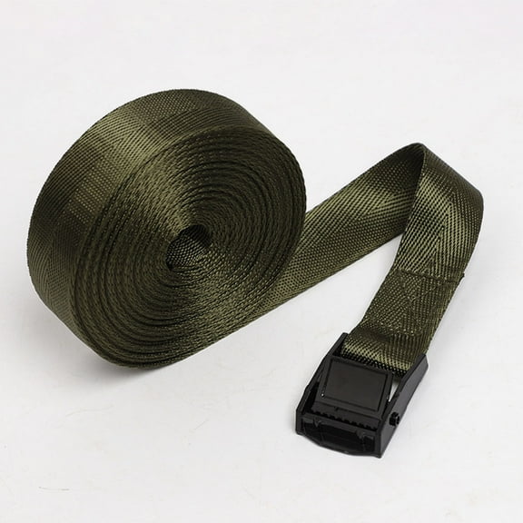 Milisten Outdoor Camera Belt Heavy Duty Securing Straps Olive Green 2Pcs 6ft Long and 1in Wide