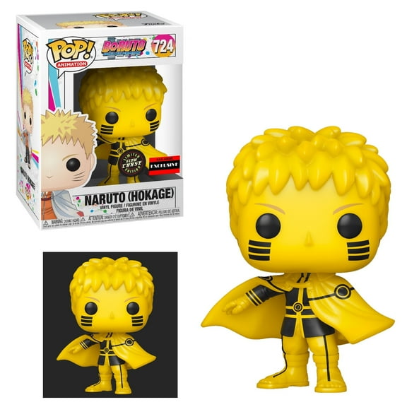 Funko POP! Animation Boruto CHASE Naruto (Hokage) #724 [Glows in the Dark] Exclusive