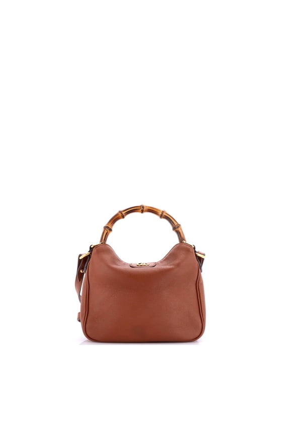 Pre-Owned Diana NM Bamboo Shoulder Bag Leather Small By Rebag