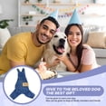 thumbnail image 7 of GASTROPOD Dog Shirt Clothes Denim Overalls,Stretch Denim Dog Clothes for Small Dogs,Adjustable Shoulder Dog Onesie,Dog Clothes for Pet Apparel,Blue,S, 7 of 7