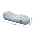 thumbnail image 3 of Oliegs Blanket Portable Lazy Inflatable Sofa Rechargeable Leisure Air Mattress For Outdoor Camping Inflatable Camping, 3 of 4