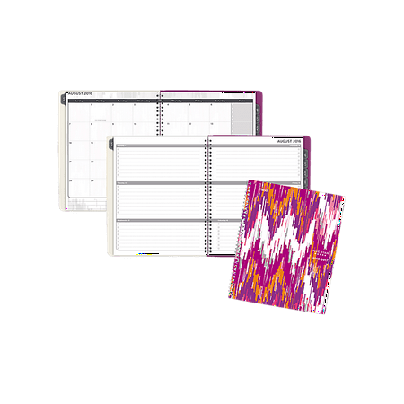 five star 2016 2017 weekly monthly academic planner warm chevron