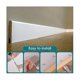 thumbnail image 4 of 200 Pcs Double-head Skirting Thread Seamless Nail,rust-proof No Trace Skirting Thread Screws Set With 2 Rods, With Nail, 4 of 5
