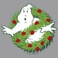 thumbnail image 2 of Boy's Ghostbusters Christmas Wreath Logo  Pull Over Hoodie Athletic Heather X Large, 2 of 4