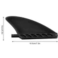thumbnail image 4 of Yimiti 4.6 '' Surfing Fin Center Fin for Stand Up Paddle Board Surfboard Tail Rudder,Black, 4 of 9