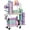 White, variant on Multi-Functional Home Gym Storage Rack - Yoga Mat Storage Rack, Dumbbell Weight Rack & Workout Equipment Storage with Heavy-Duty Steel Construction for Gym Fitness Organizer
