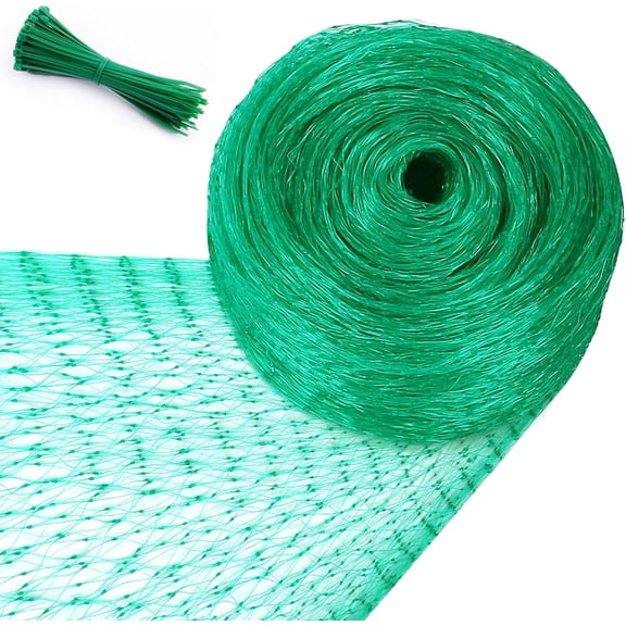 Bird Netting for Garden Protection,13x32FT Garden Netting w/ 0.8" Mesh,Poultry Netting for Chicken Coop,Deer Fence Netting for Plants Fruit Trees Vegetables Against Birds