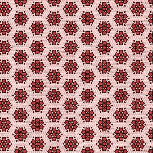 Ahgly Company Machine Washable Indoor Square Transitional Deep Rose Pink Area Rugs, 4' Square