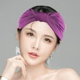 thumbnail image 5 of OATIPHO Workout Headband Headband for Running Women Hair Management Cloth Purple 1Pack, 5 of 7