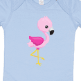 thumbnail image 4 of Inktastic Cute Flamingo, Baby Flamingo, Pink Flamingo Girls Baby Bodysuit, 4 of 5