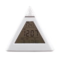thumbnail image 2 of Rongfmy 7 Color Triangle Alarm Clock Table Clock for Gifts Kids Room Adults Heavy Sleepers, 2 of 8