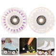 thumbnail image 2 of Miangastore 2 Pcs Roues de Patin à Roulettes avec Roulements Roues de Planche à Roulettes Quad Lumineuses pour Patinage à Double Rangée et Accessoires de Planche à Roulettes, 2 of 9