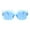 Blue, variant on Girls Child Size Diva Bling Engraving Mod Butterfly Sunglasses Black