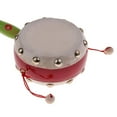 thumbnail image 4 of Baby Wooden Hand Bell Shaking Rattle Drum - Green, 4 of 8