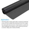 thumbnail image 4 of Uxcell Window Privacy Film 15.75 Inch x 9.84 Feet Frosted Glass Self-Adhesive Sun Blocking Sticker for Home Gray, 4 of 6