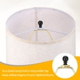 thumbnail image 6 of Uxcell 2Pcs 1.5" Tall Lamp Finials, 1/4-27 Thread Lamp Cap Knob Decoration Screw Cap Nuts with Cleaning Cloth for Table Floor Lighting Fixtures Shade Holder Decor, Black/Gold, 6 of 7