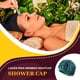 thumbnail image 2 of Capó de pelo ancho de ala de bronceado cabeza bufanda dormir tapa de moda suavidad sombrero turbans cabeza cubierta de pelo envolturas para las mujeres durmiendo verde negruzco Advancent AP008211-23, 2 of 6