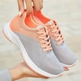 thumbnail image 3 of Gubotare Women Sneakers Womens High Top Canvas Sneakers Classic Canvas Shoes Casual Shoes for Walking,Orange 7, 3 of 5