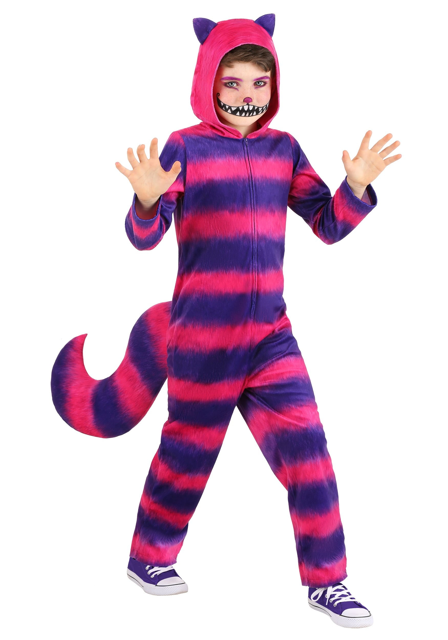 Smooffly Infant Babys Girl Boy Alice in Wonderland-Cheshire Cat Long Sleeve Bodysuit Playsuits 