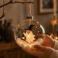 thumbnail image 5 of Halloween Tree Decorations,Hanging Glowing Bauble | Halloween Wonders Collection Ornament Lighted Sphere,Mini Transparent Ball Holiday Gifts, 5 of 6
