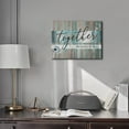 thumbnail image 5 of Teal Wall Art Family Wall Decor for Living Room Together We Have It All Poster Teal Kitchen Decor Inspirational Quotes Canvas Prints Farmhouse Bathroom Decor Bedroom Artwork Home Decoration 12x16", 5 of 6