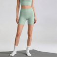 thumbnail image 3 of AHTJRT High Waisted Women Biker Shorts Buttery Soft Elastic Tummy Control Shorts Lightweight Breathable Gym Yoga Workout Short Pants, 3 of 6