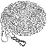 Aystkniet 15 ft Chew-Proof Dog Chain, Heavy-Duty Stainless Steel Tie-Out Cable for Large Dogs, 200 lbs Capacity