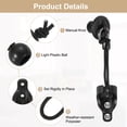 thumbnail image 3 of 8Set Bungee Kit, Bungee Tie Downs, Bungee Receiver, Roller Shades End Cap, Black, 3 of 7
