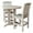 Whitewash, variant on Highwood 42" x 42" Square Dining Table - Counter Height, Outdoor, Eco-friendly, Synthetic Wood