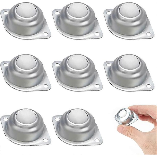 8 Pieces Ball Casters, Transfer Furniture Casters, Nylon Ball Casters, 16mm