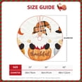 thumbnail image 2 of Rateoe Autumn Gnomes Pattern Christmas Tree Skirt with Ties, Christmas Tree Decorations, Farmhouse Christmas Decor Xmas Holiday Decorations-48", 2 of 6