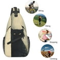 thumbnail image 6 of Sling Bag Baseball Vintage Sport Hiking Daypack Crossbody Shoulder Backpack Travel Chest Pack for Men Women, 6 of 6