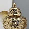 thumbnail image 3 of Tarro de cerámica moderno para jengibre, tarro de con tapa, tarro de , adornos decorativos, Universal para comedor, oficina, Zulema Tarro de jengibre de cerámica, 3 of 8