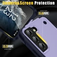 thumbnail image 4 of Designed for Samsung Galaxy S22 Plus Case, with Hidden Kickstand Military Grade Drop Protection Dustproof Hybrid Hard PC Kickstand Phone Case Cover for Men Women for S22 Plus, Lightpurple, 4 of 7