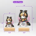 thumbnail image 5 of Happy Mother's Day Best Shetland Sheepdog Mom Ever Acrylic Plaque Sign Ashwood Base Sheltie Dog Lover Gifts Home Desk Decor - 03002, 5 of 5