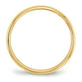 thumbnail image 3 of Bague Demi-Ronde en Or Jaune 14k Poli Gravable 2mm Taille 10 Bijoux Cadeaux pour Femmes, 3 of 4
