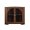 Walnut, variant on 27" Floor Storage Cabinet, Mid-Century Wood Sideboard Buffet Cabinet with Display Arched Acrylic Door & 3-Level Adjustable Shelve for Bathroom, Living Room, Kitchen, Coofee Bar (Walnut)